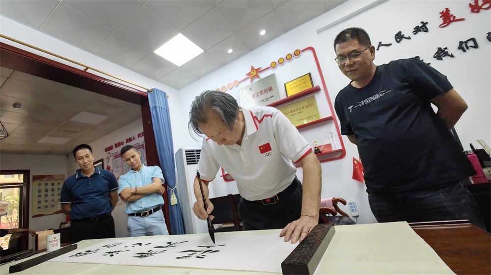 梅楚安参加优秀村发展交流