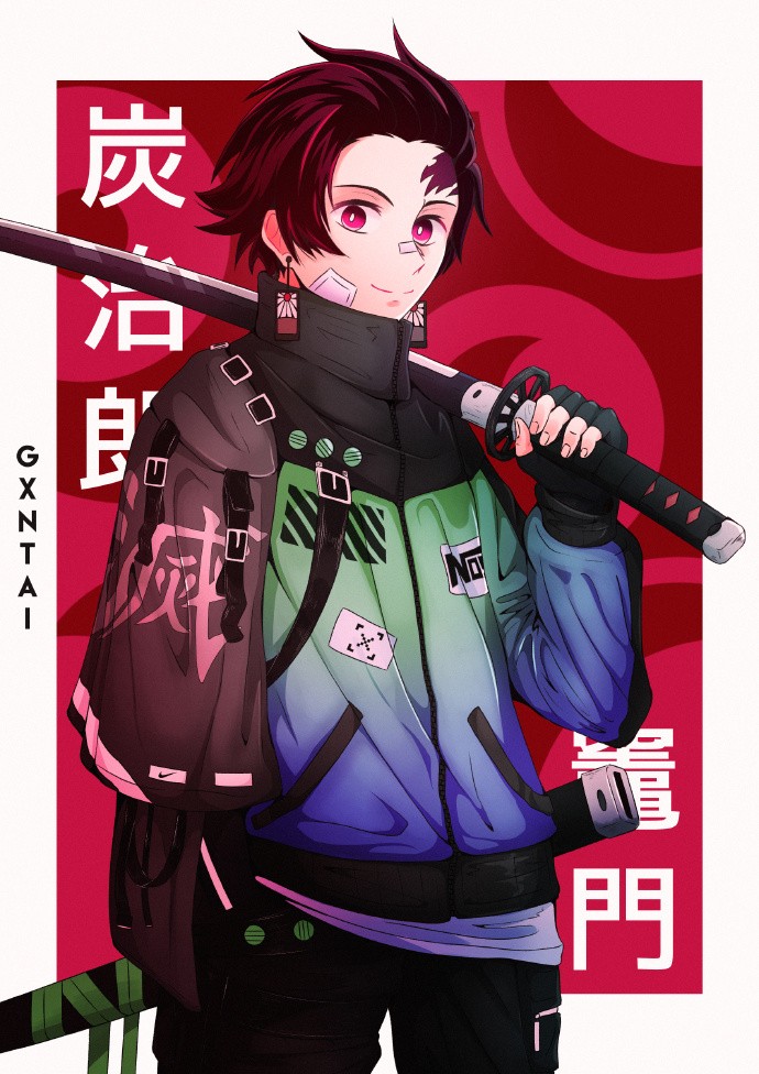 有点呆的炭治郎