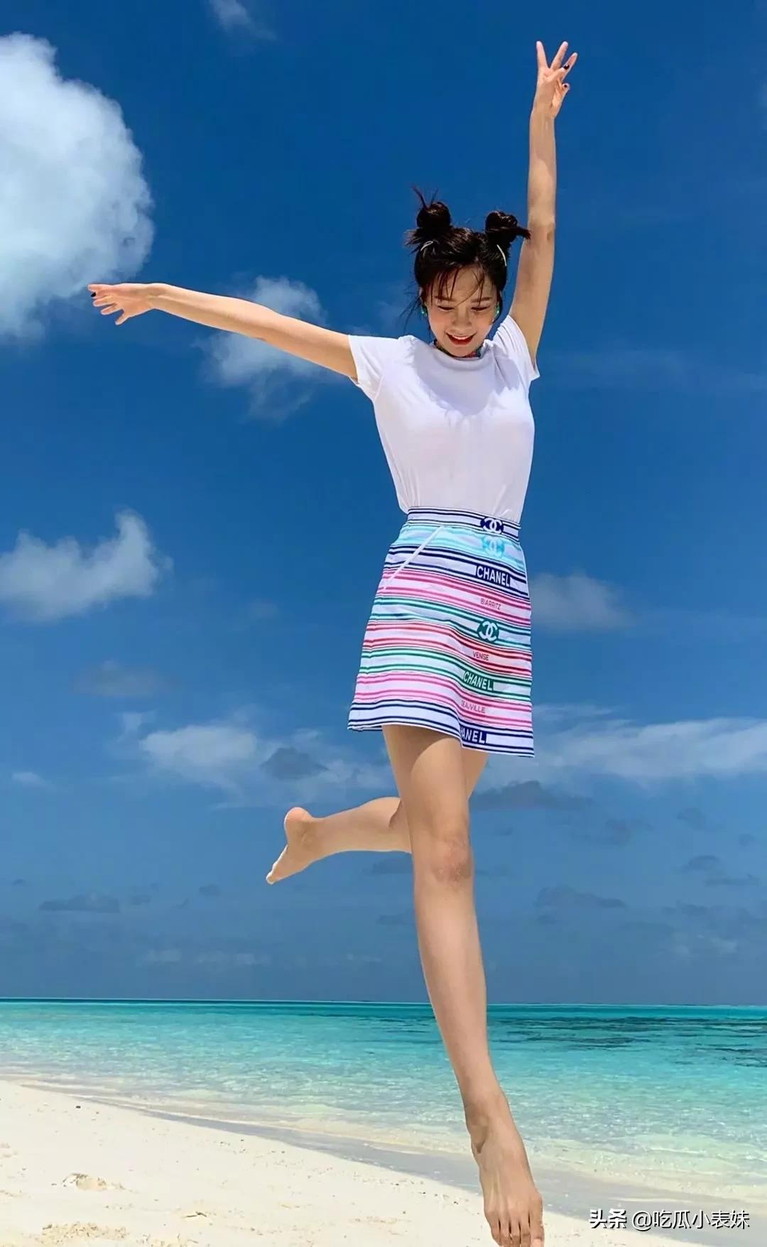 沈梦辰，妙龄花季少女，绽放青春美丽