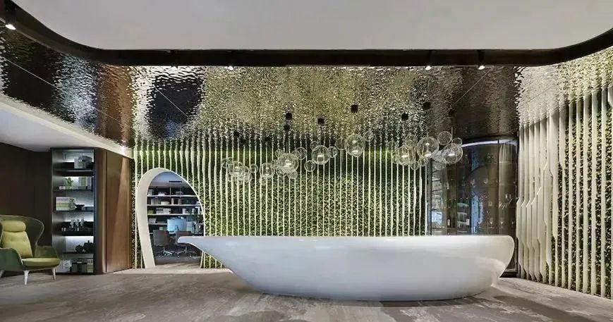 橙果智库|可以让空间荡漾的水波纹板