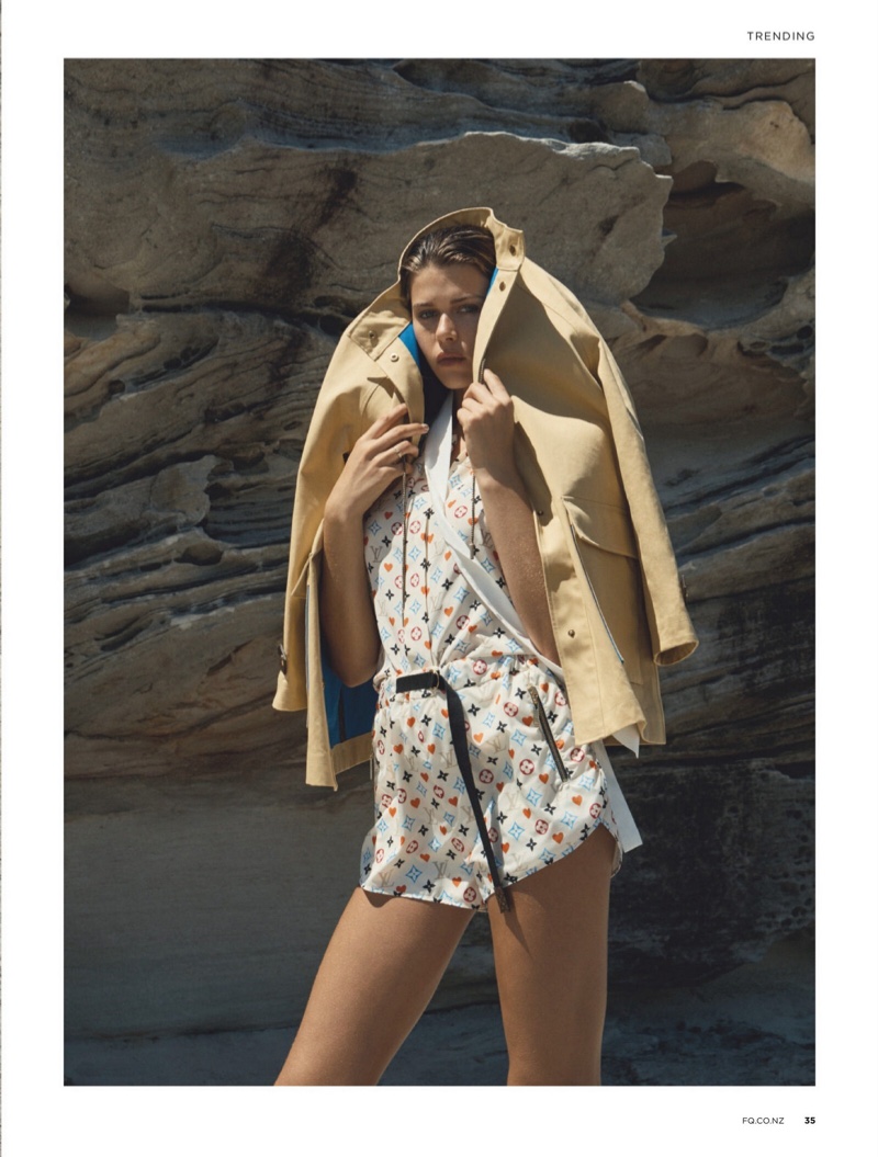 新西兰超模乔治娅‧福勒(Georgia Fowler)拍摄的时尚大片