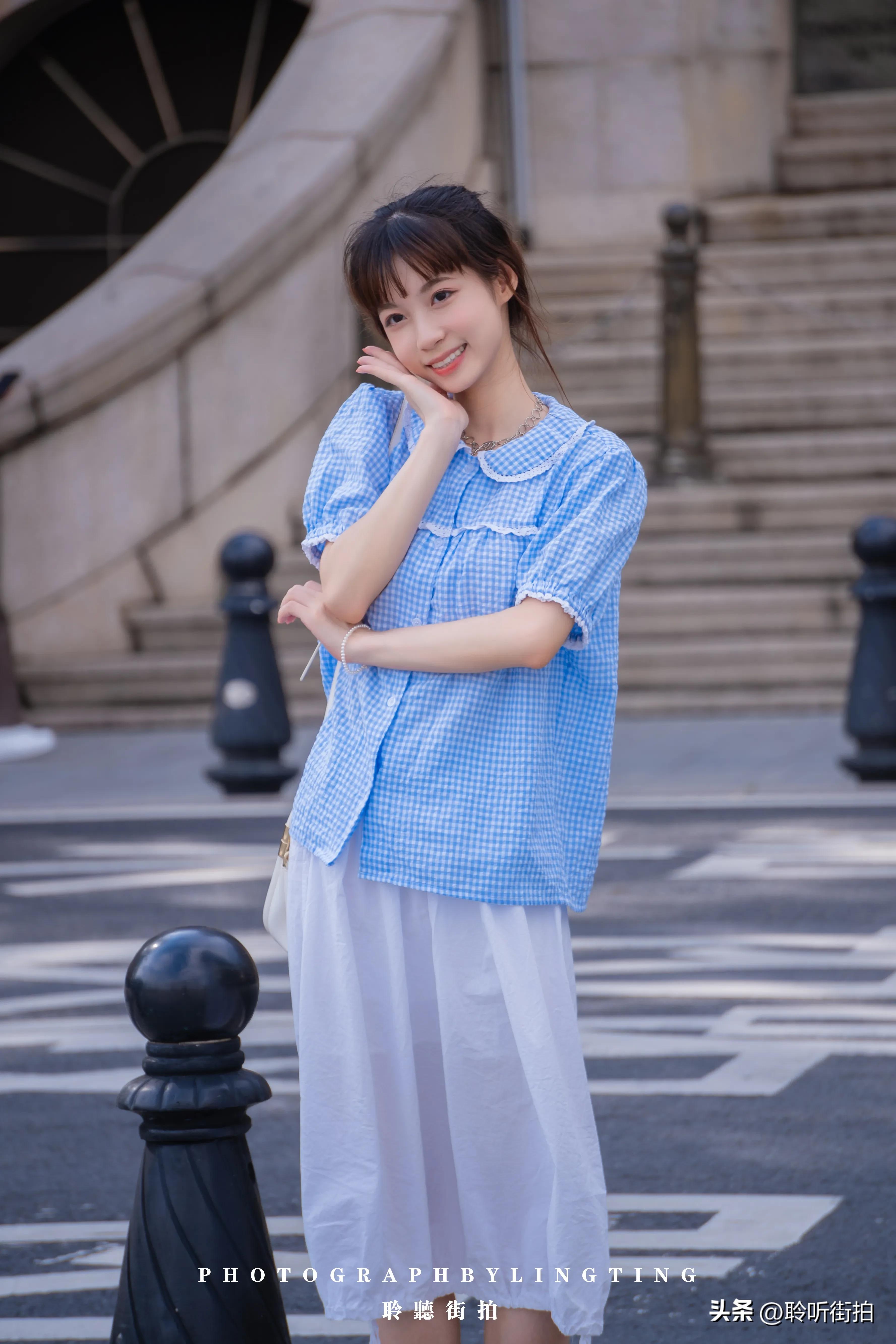街拍美丽模特：小美