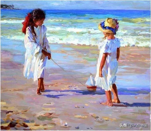 俄罗斯 克罗托夫油画中的女郎，真是风情万种