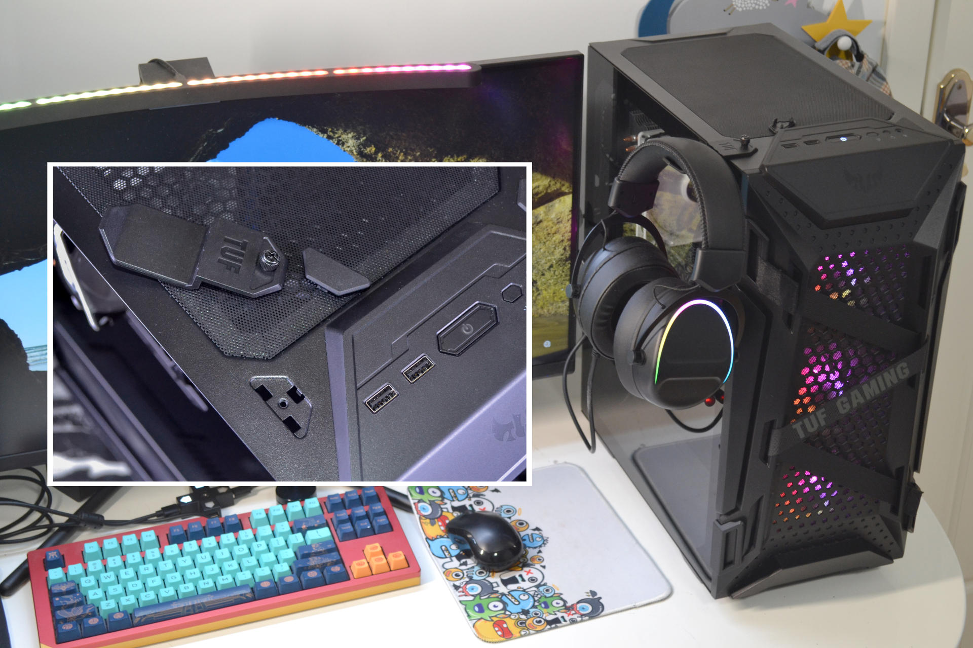 虎年桌面升级日记：华硕ASUS TUF GT301火枪手中塔机箱