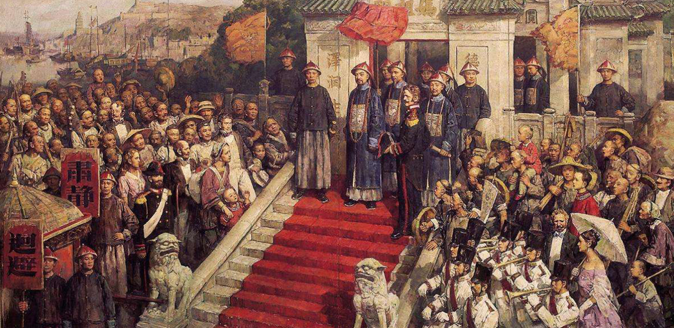 清朝政府眼见人们沉湎于鸦片之中,意识到了鸦片对于清王朝统治的危害