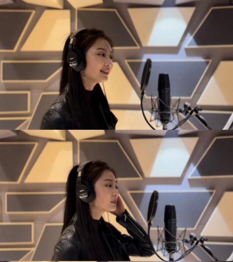 中传大四学姐冯琳，回校录制毕业班歌，参与歌曲创作，果真是才女