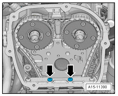 大众 EA888（二代）正时链条安装位置