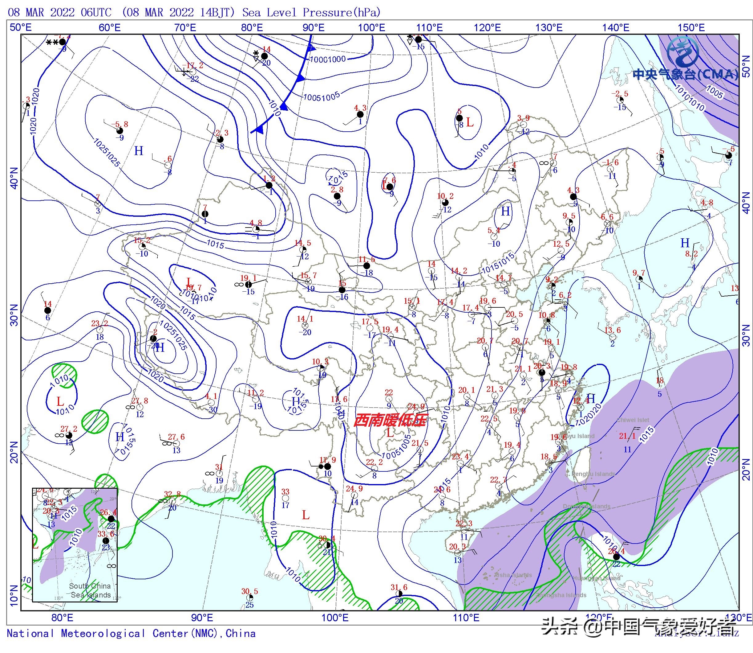 少见！川渝云贵晴空万里，炎热称霸全国！分析：夏天的系统在出现