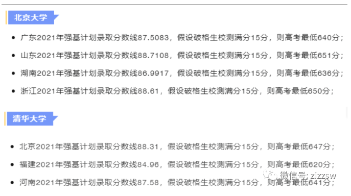 550-680各分数段考生可以报考哪些强基计划院校？是冲还是保？