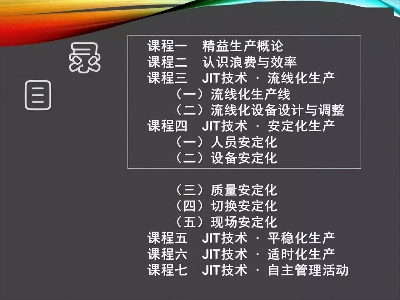 「精益学堂」超详细的一份JIT精益生产PPT 请收好