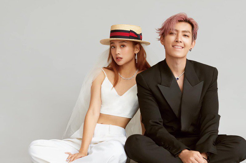 炎亚纶吴映洁接受「elle wedding」邀请拍摄「婚纱照」