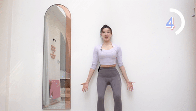 童瑶优雅体态正，如何解锁同款好体态？每天10min墙壁瑜伽带你练