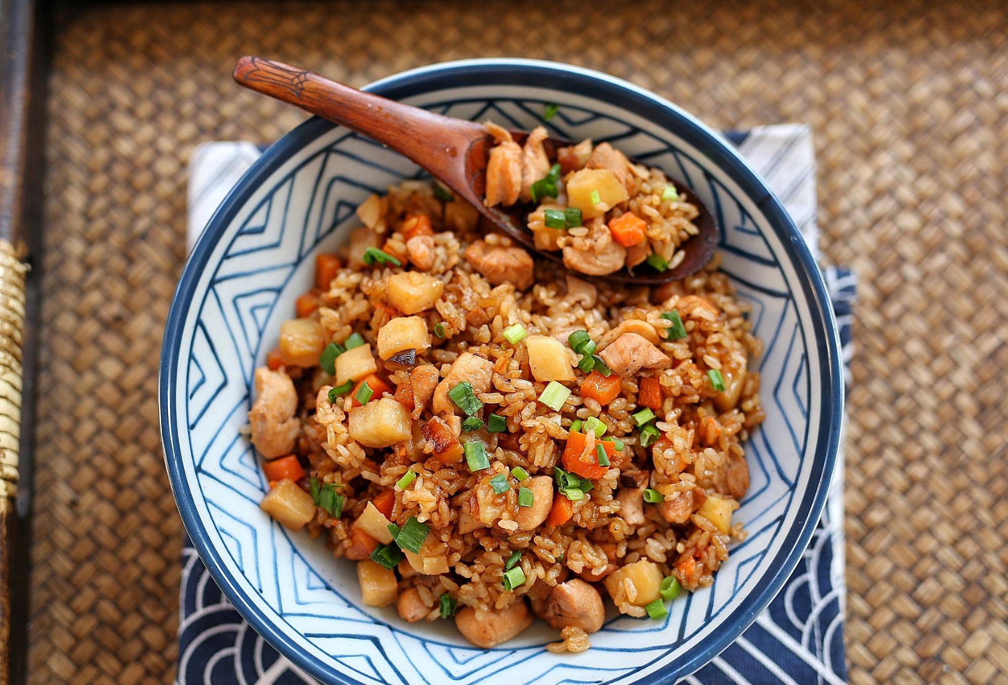 【豆皮鸡肉饭】做法步骤图 美味过瘾 孩子爱吃不挑食-起舞食谱网