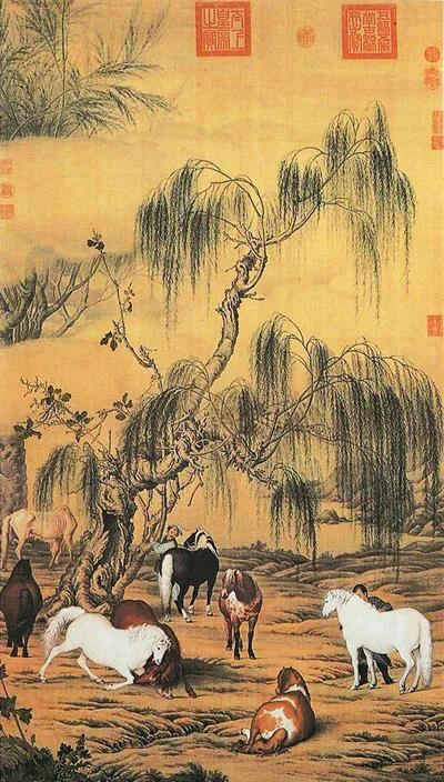 清代宫廷画家郎世宁的（清代宫廷画家郎世宁的什么图描绘了姿态各异之骏马白皮）-第20张图片-悠嘻资讯网