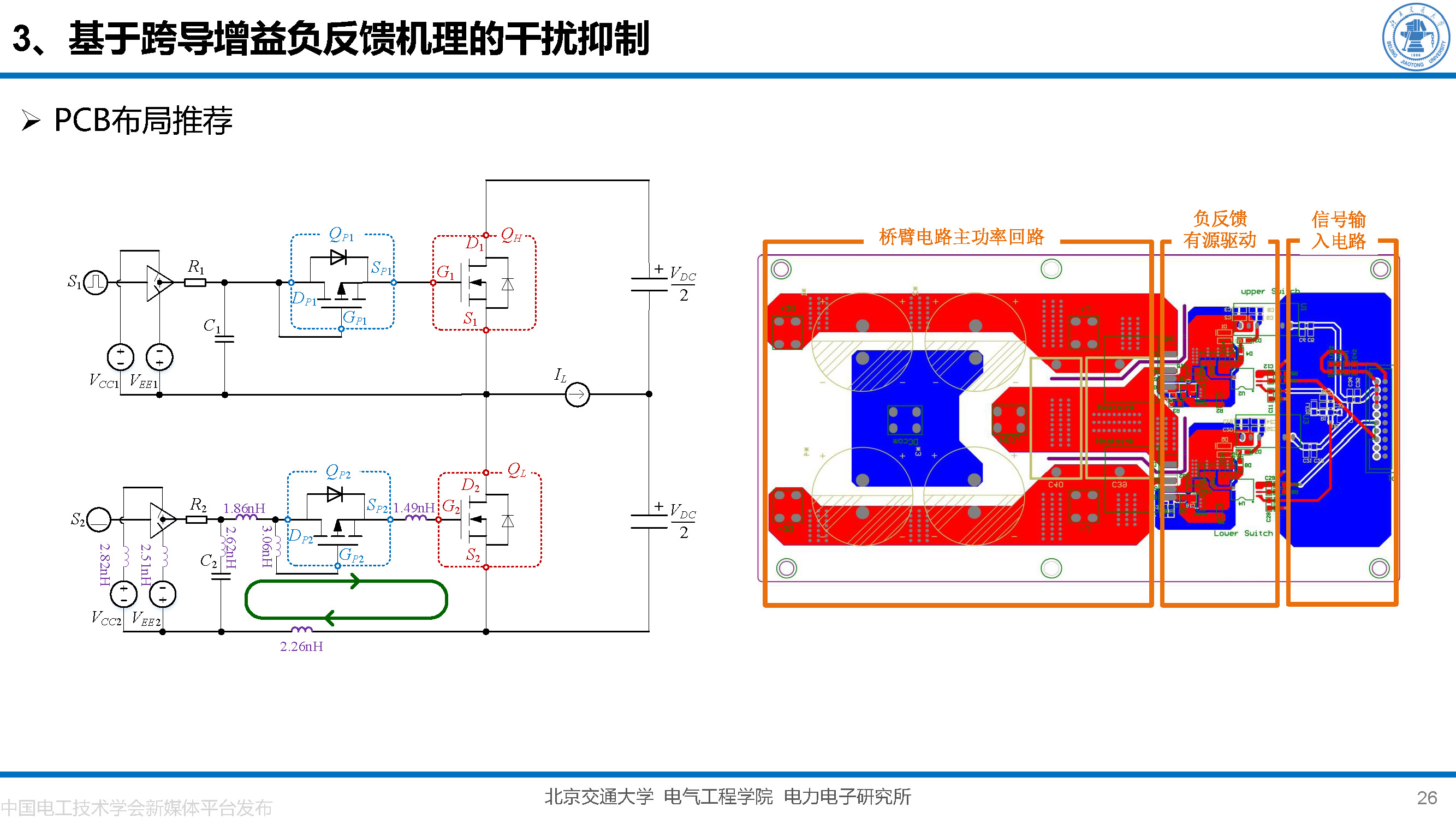 北京交大邵天驄講師：碳化硅MOSFET柵極振蕩的一種負(fù)反饋抑制方法