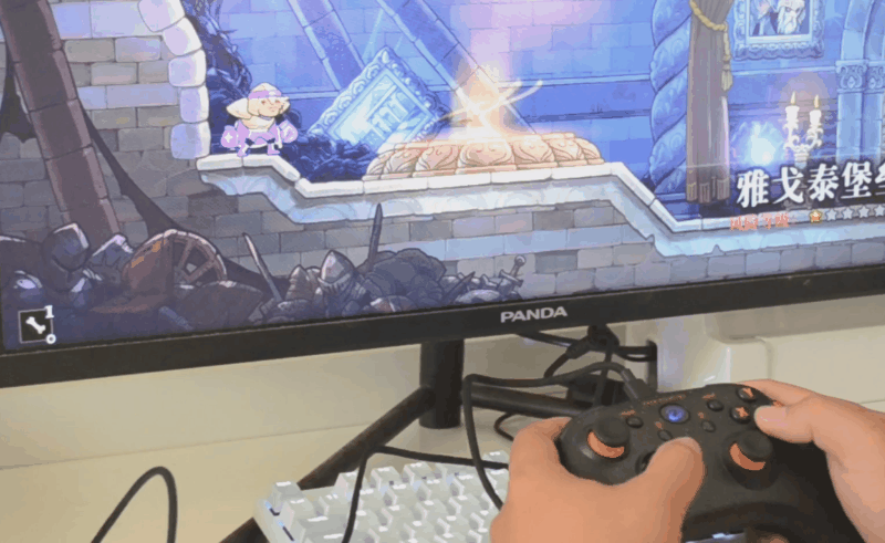 摇杆不飘 这样的手柄不香么？达尔优H101游戏手柄试玩