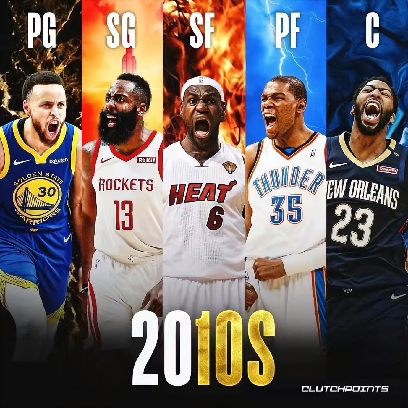 nba籃球隊伍有哪些（美媒列出NBA7個時代最佳陣容，喬魔科詹庫領銜，90年代最強？）