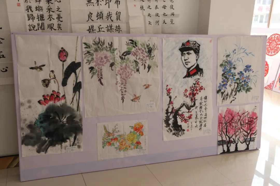 瞅瞅咱們合陽(yáng)中學(xué)生的藝術(shù)節(jié)書畫展（多圖）