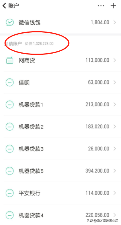 你的负债有多少？看看这位94年的小伙子