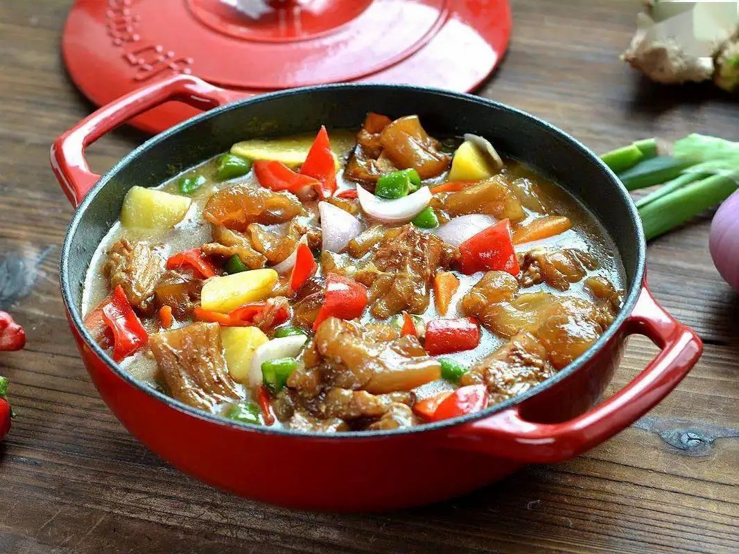 图片[1]-【牛蹄筋烧豆腐】做法步骤图 解馋下饭 好吃到爆 咋都吃不腻-起舞食谱网