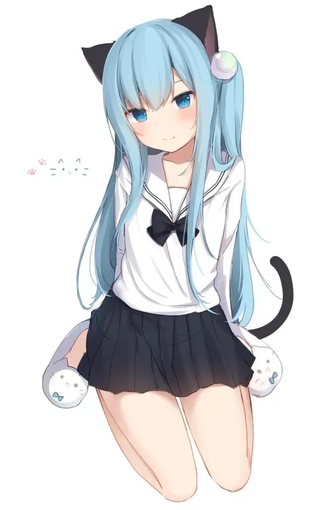 动漫美少女猫娘《猫羽雫》