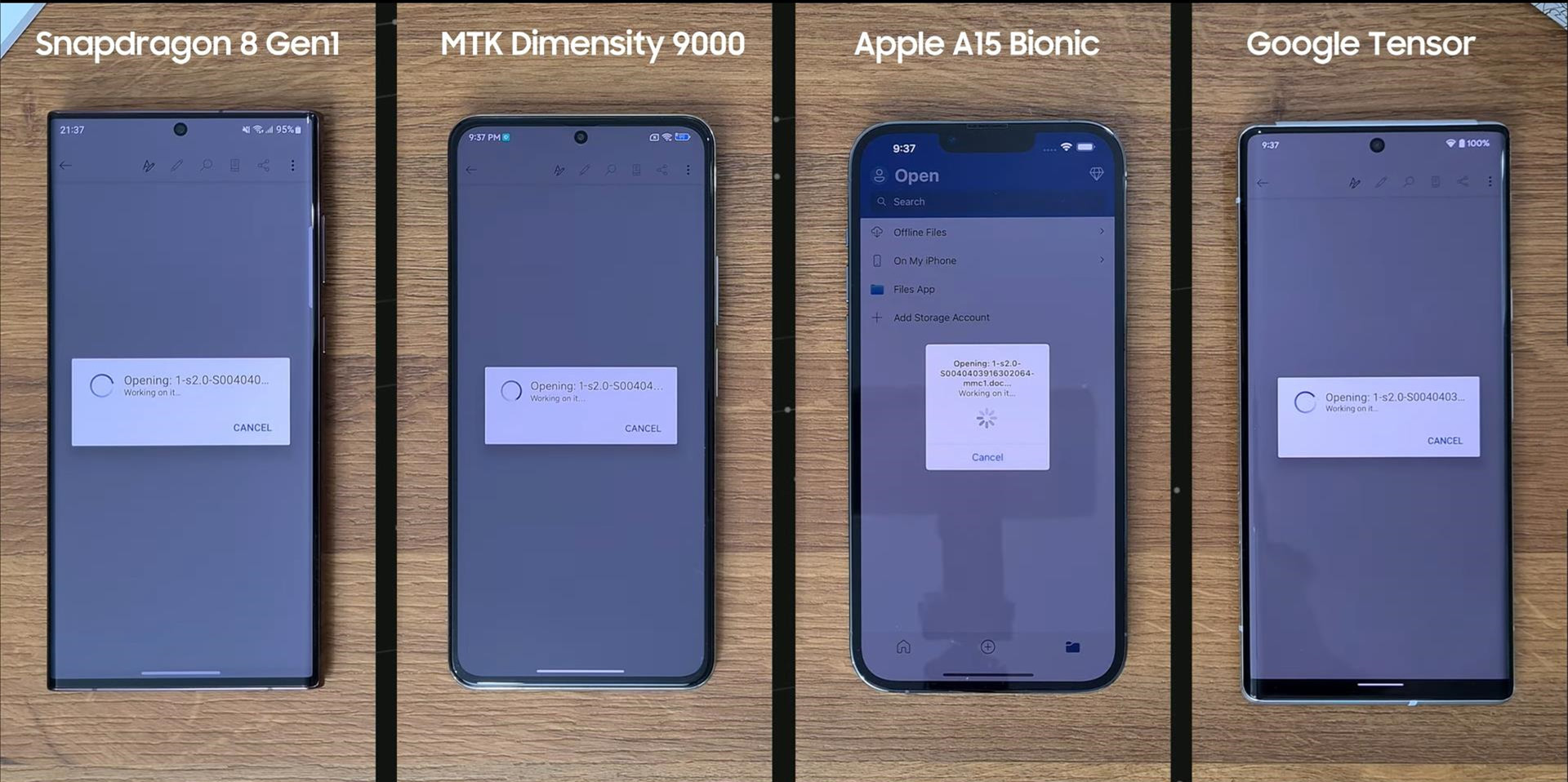 骁龙8Gen1、天玑9000、苹果A15、谷歌Tensor性能测试，差距太明显