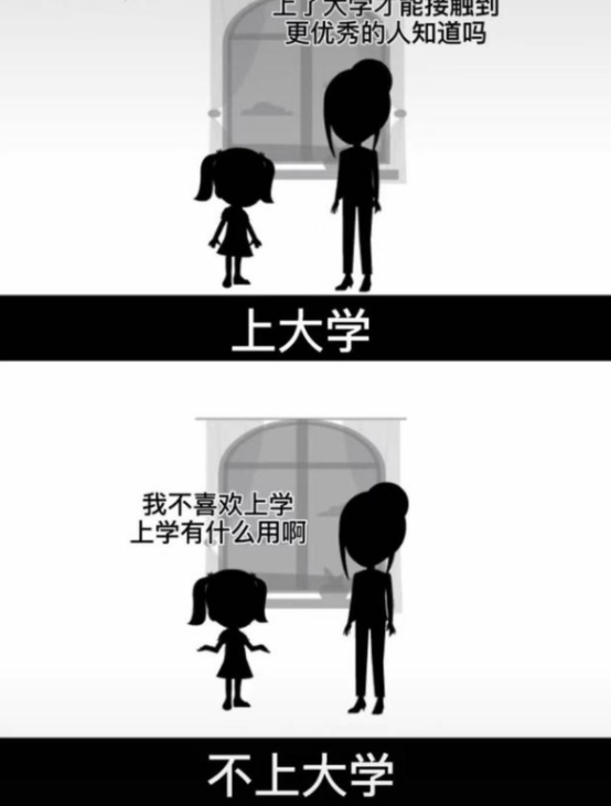 3张图告诉你，“上过大学”VS“没上过大学”女生的区别，真犀利