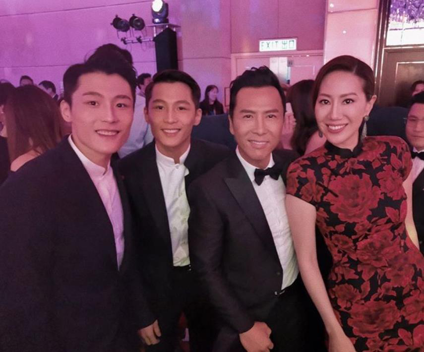 汤镇业双胞胎儿子近况！一个学功夫想当打星，一个爱做生意开肉铺