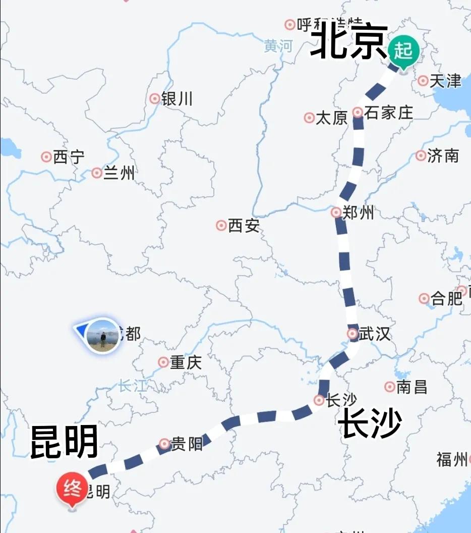 京昆高铁将经过重庆