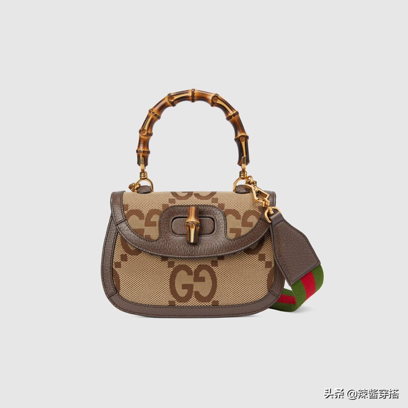 Gucci经典GG Logo变大了！跃上竹节包、托特袋、后背包和长短皮夹