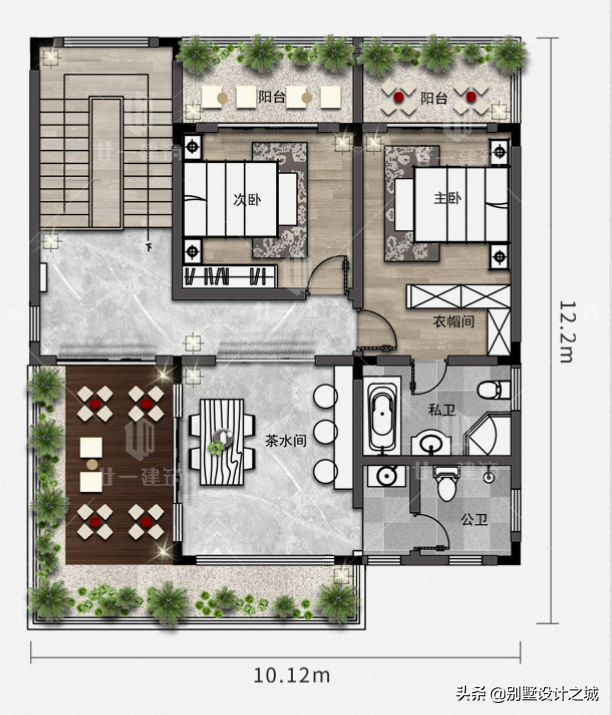 10×12门面房设计成梦中情房，商业和居住两不误，简直找不出毛病