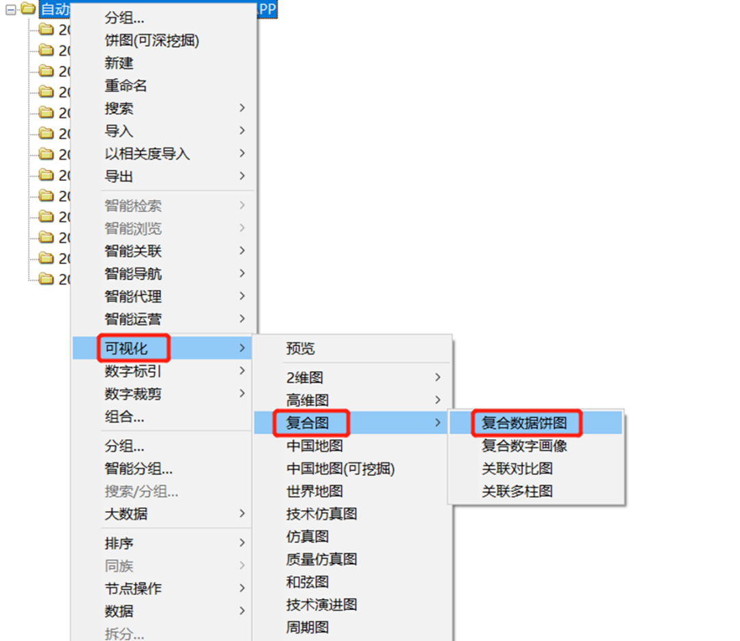 可视化之复合数据饼图制作