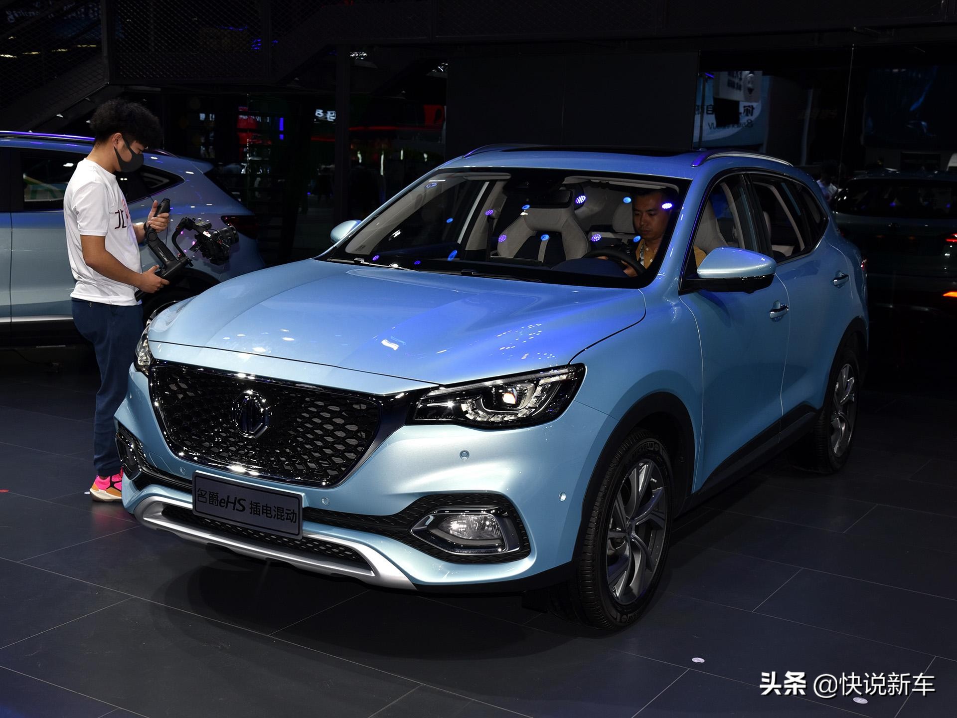 3l/100km,插电混动,运动座椅,实拍名爵hs新能源