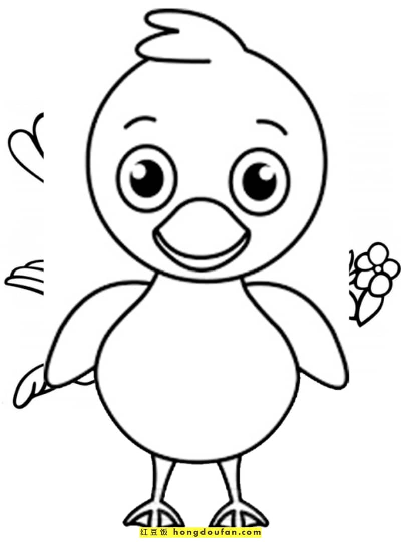 小鸟简笔画怎么画画一个简单的小鸟方法