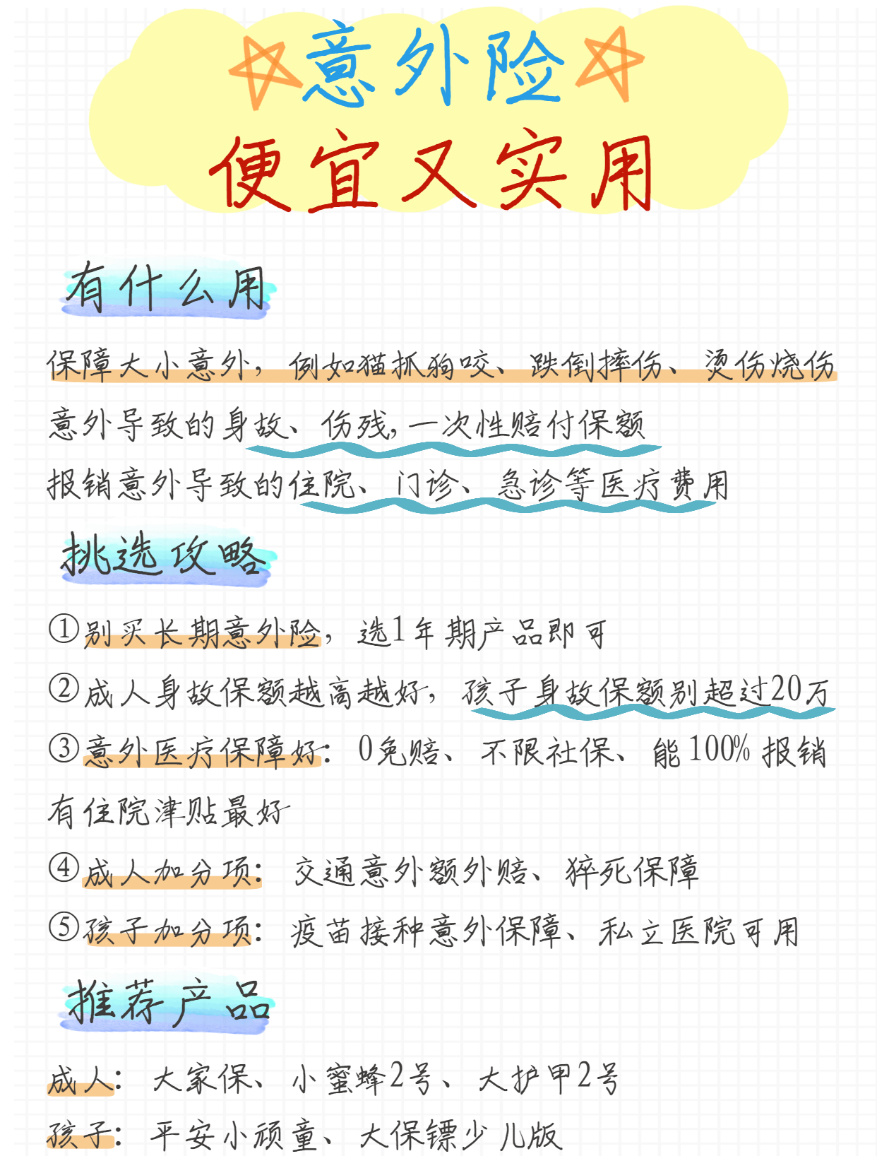 分享表姐的家庭投保经验，6500全部配齐