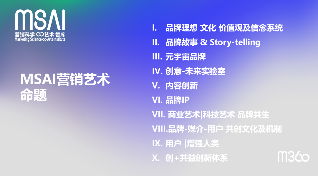 面对挑战，面向未来！M360 启动MSAI 营销科学∞艺术智库及联盟召集