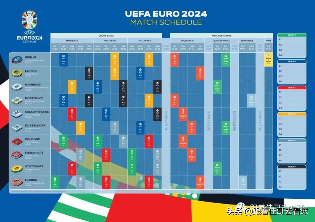 乌克兰欧国联赛程(2024德国欧洲杯赛程确定，欧足联近期赛事安排一览)