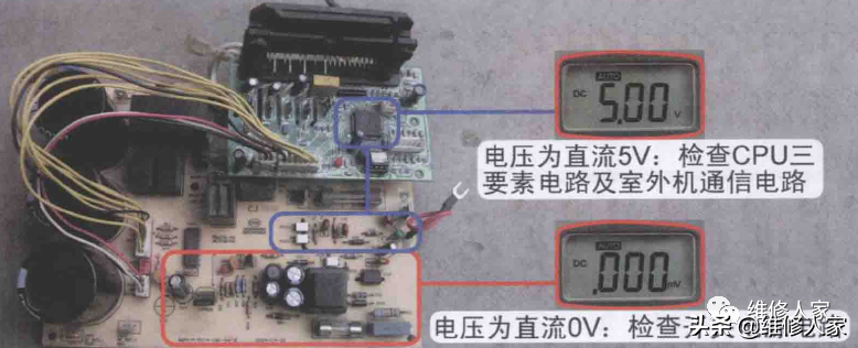 变频空调通信电压分析与检修流程