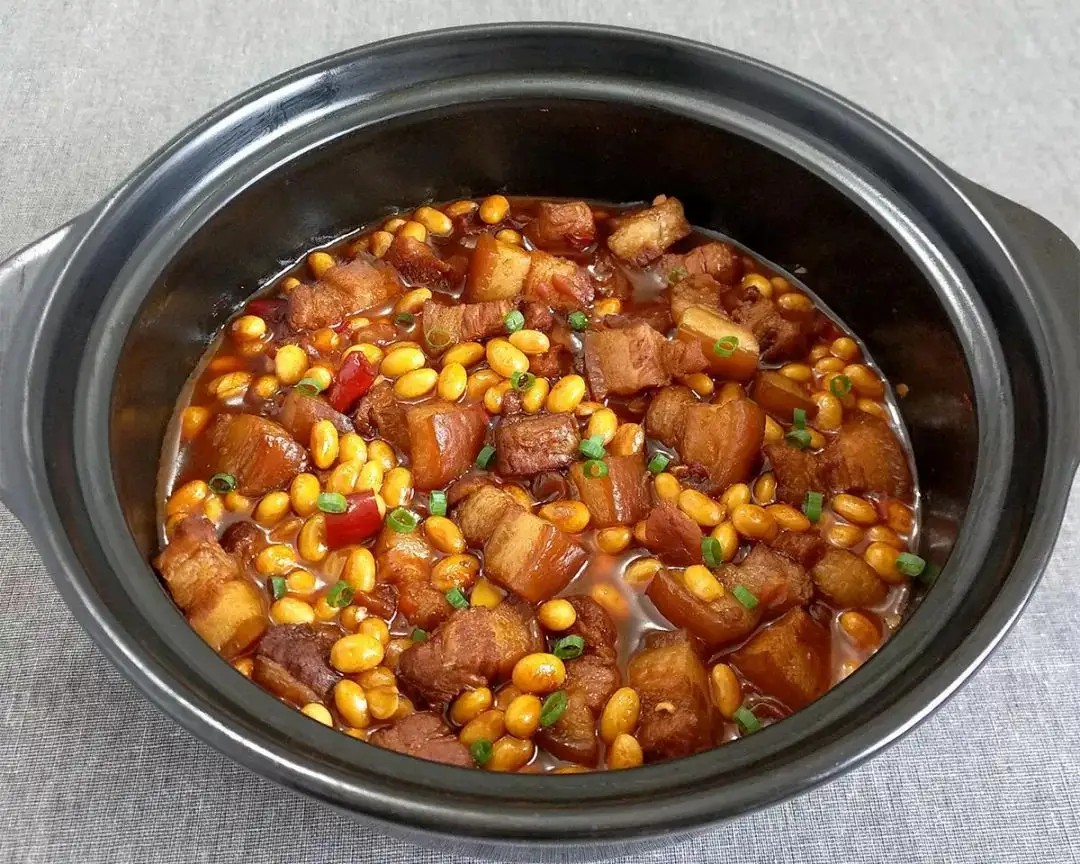 图片[1]-【花生黄豆焖五花肉】做法步骤图 解馋下饭 老少皆-起舞食谱网