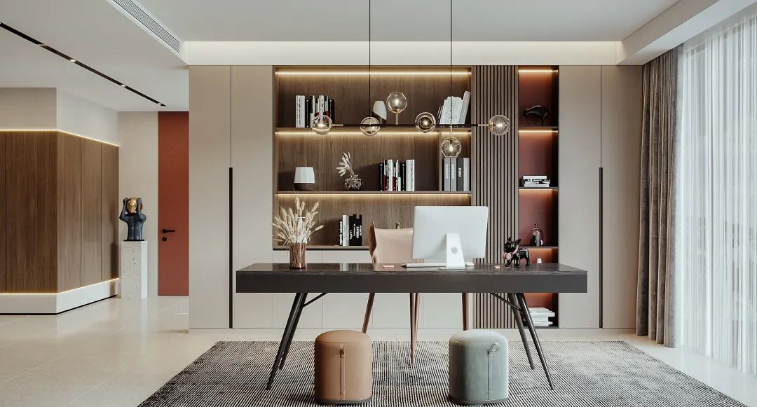 整体书柜「整体书柜效果图大全2020款」 - 业奇网