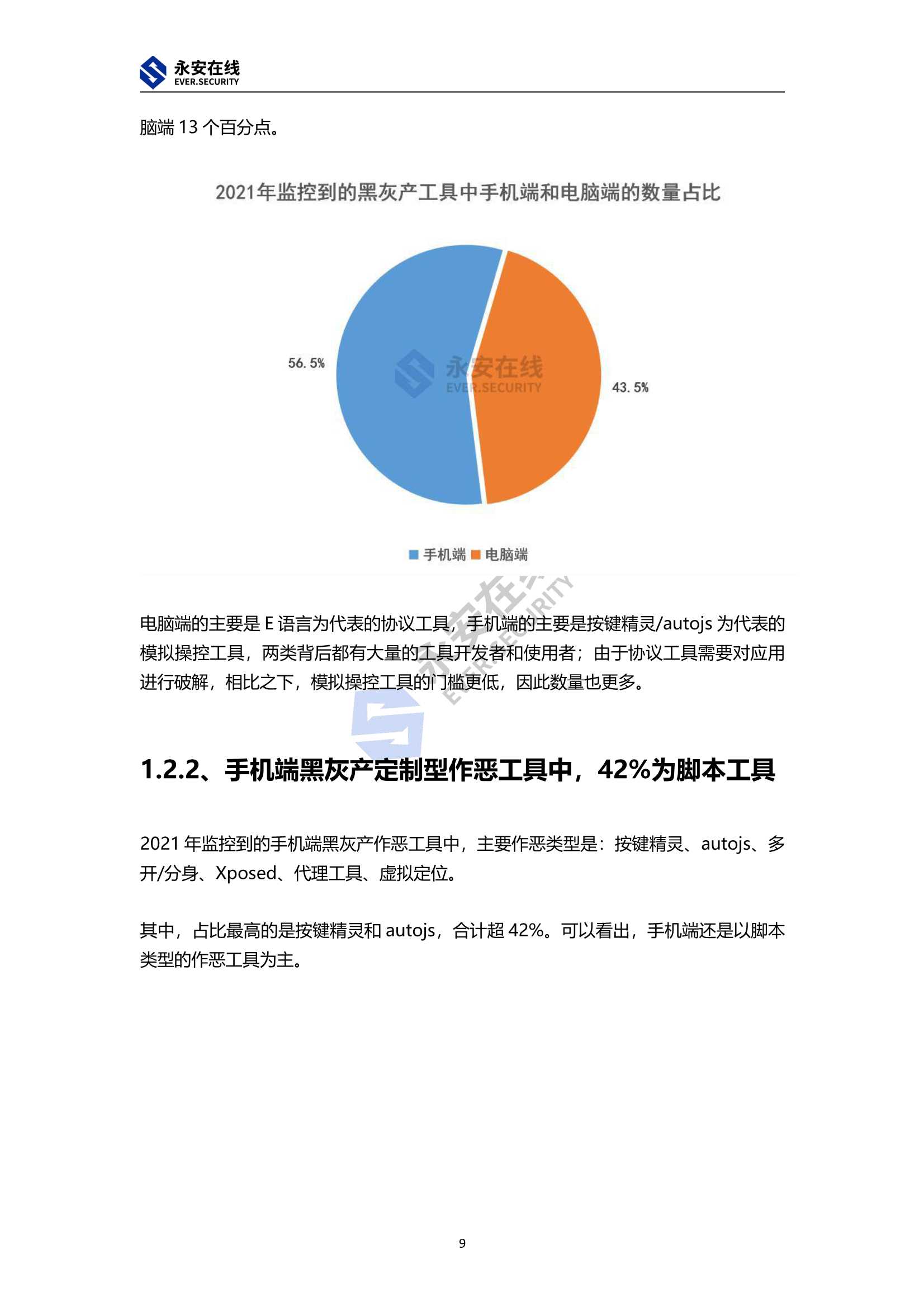 2021年黑灰产行业研究及趋势洞察报告（永安在线）