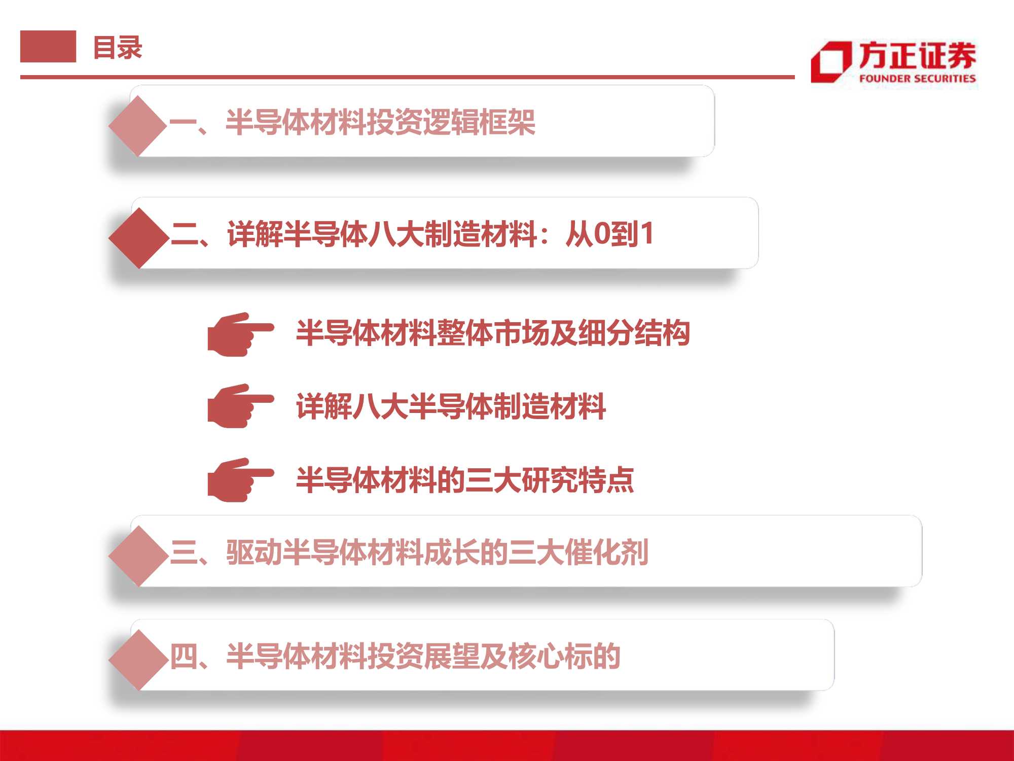 半导体材料研究框架系列，详解八大芯片材料（方正证券）