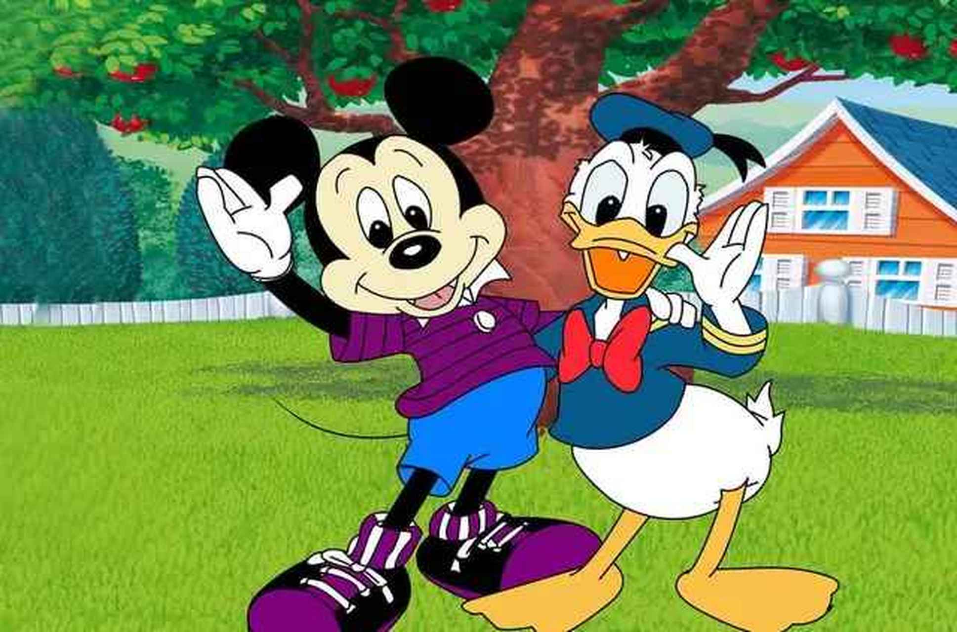 《米老鼠和唐老鸭》也是一部风靡全球的喜剧性动画片