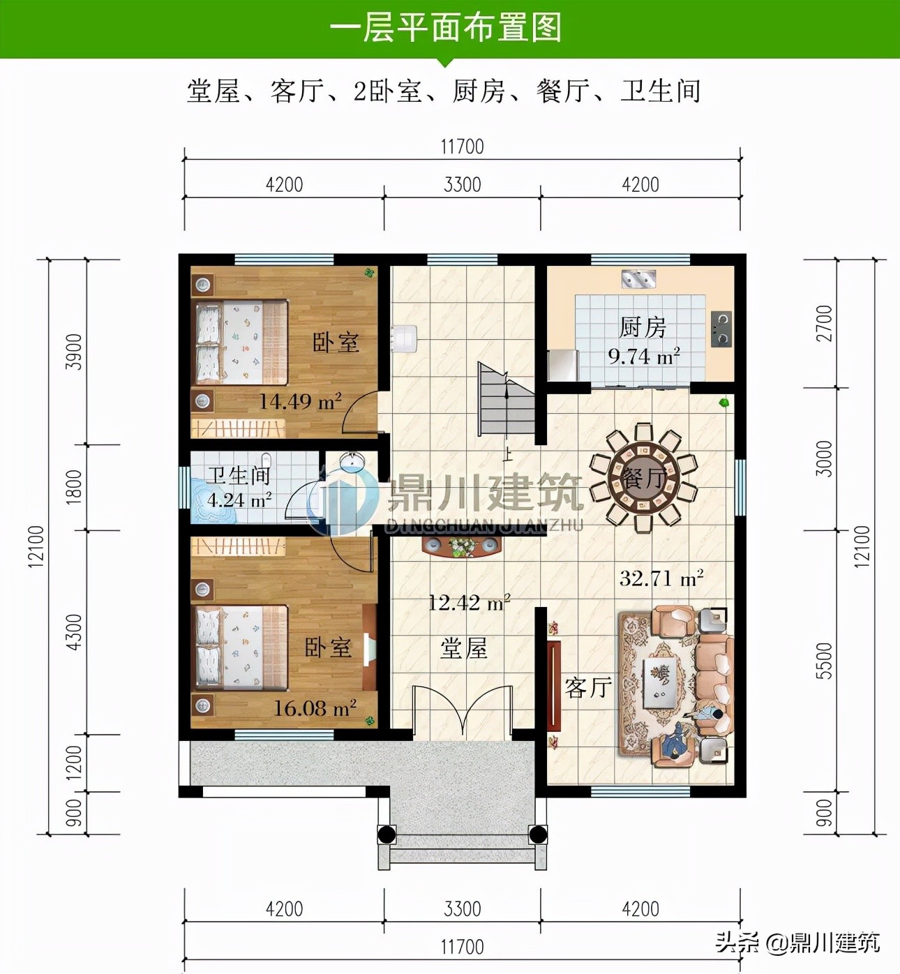 这10款别墅以布局取胜，户型方正风水好，大部分农村都能建