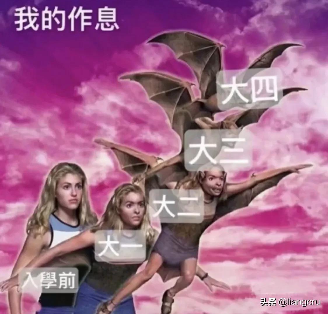 大一到大四的变化规律，你身边一定有这样子的人