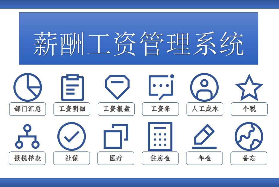 熬了5天，终于做好了Excel全自动工资核算系统，含自动个税计算器