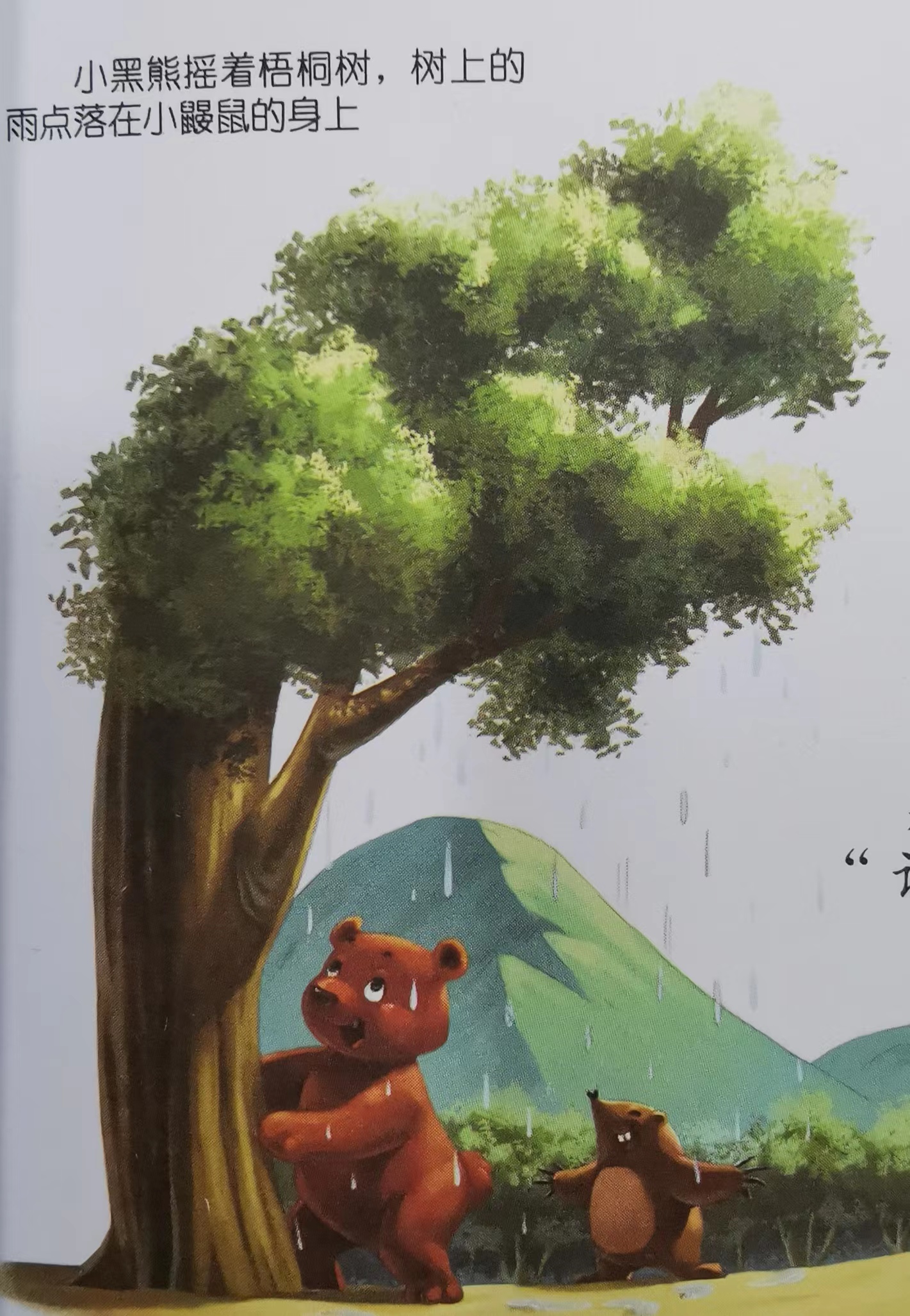 小巴掌童话树里的熊图片