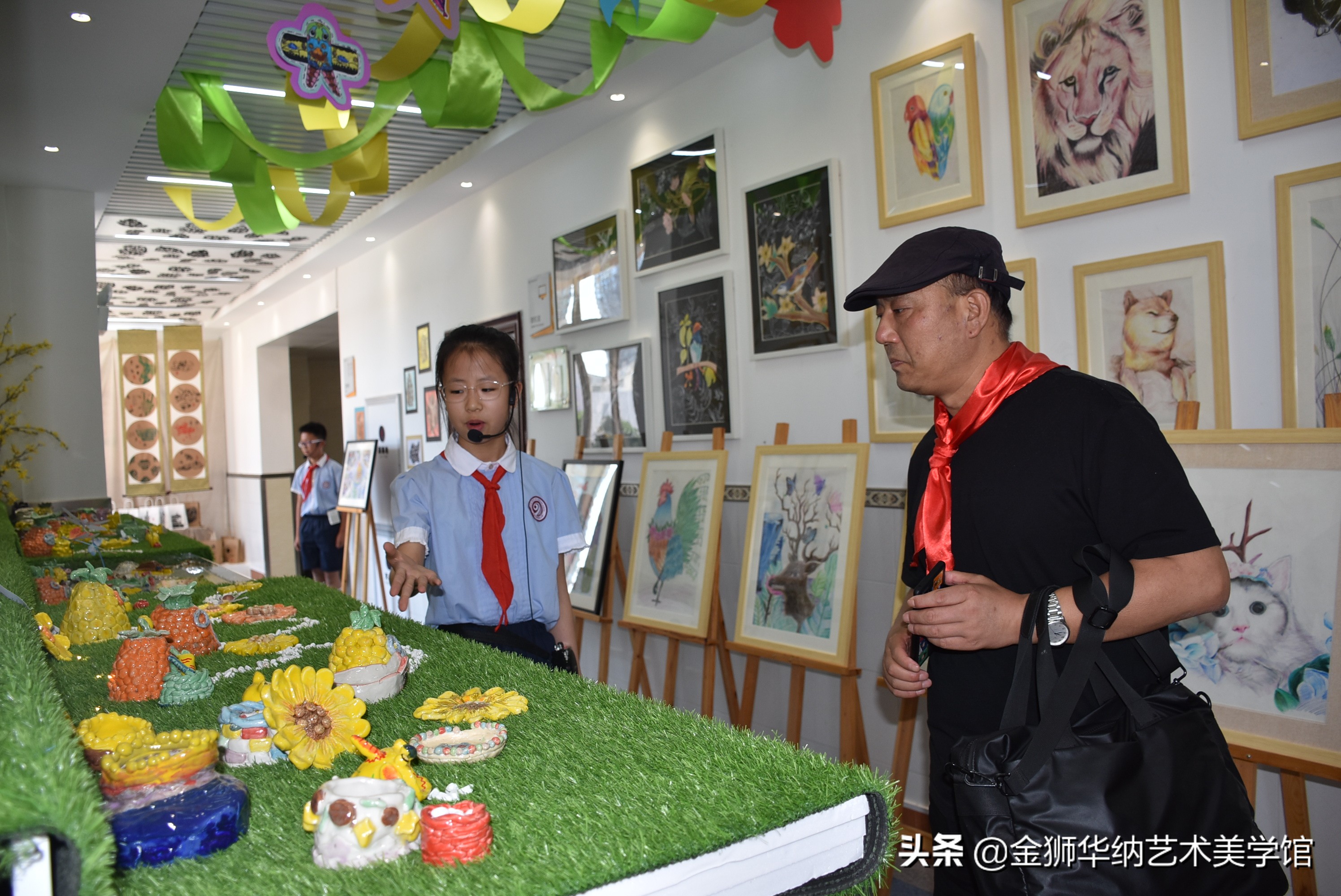曲江第九小学校园美术馆开馆暨高雅艺术进校园活动顺利举行
