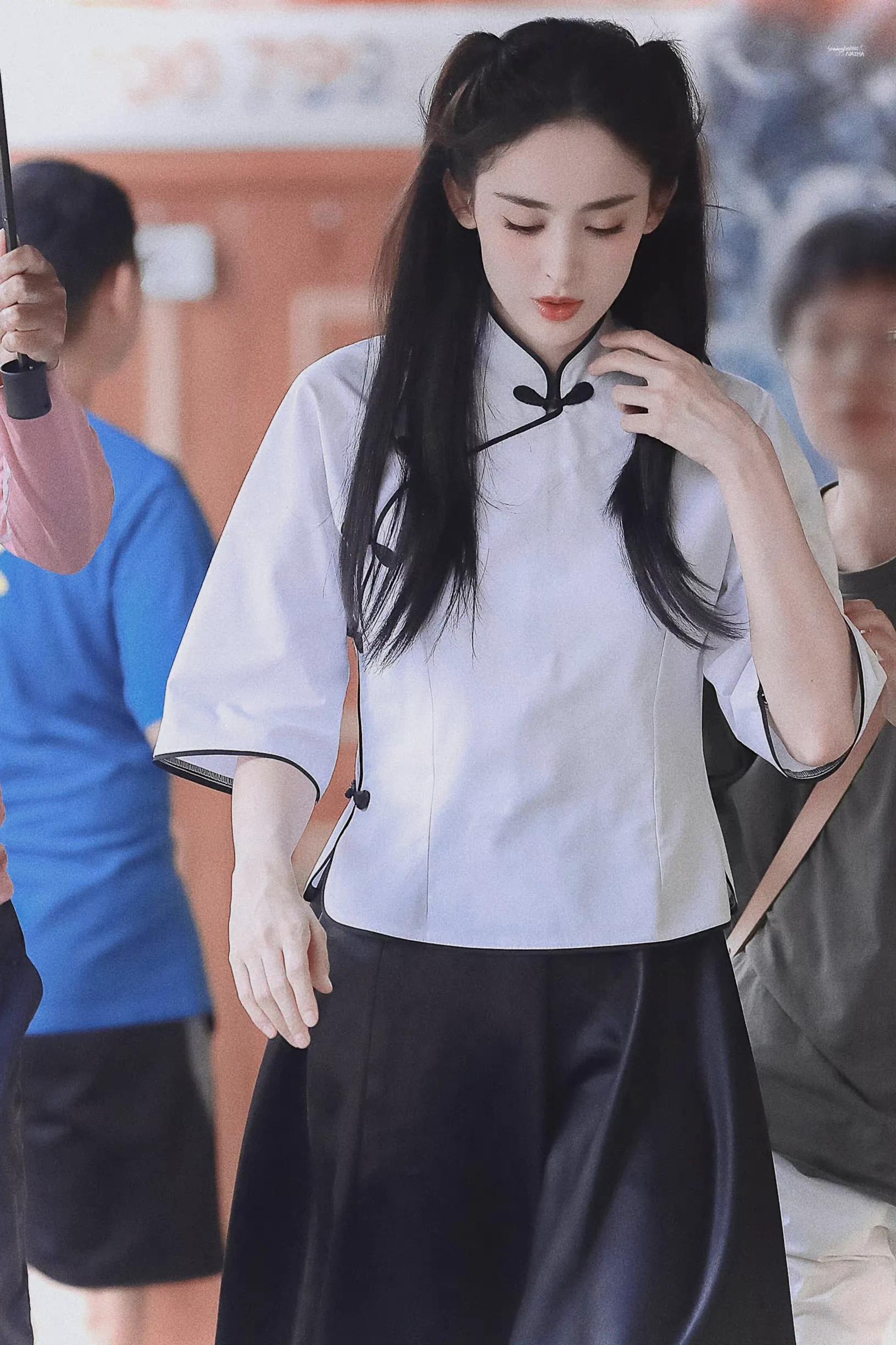 古力娜扎双马尾造型美到心里