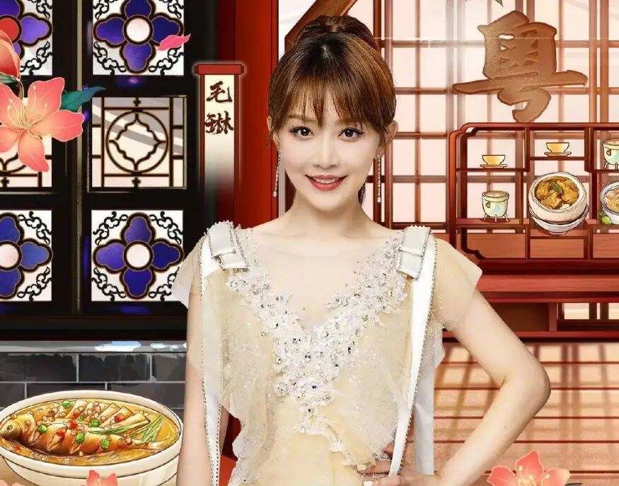 广东珠江台当红主持人毛琳,42岁的她继续燃烧着自己的青春